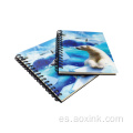 A5 impresión linda cuaderno de cuaderno de bobina 3D